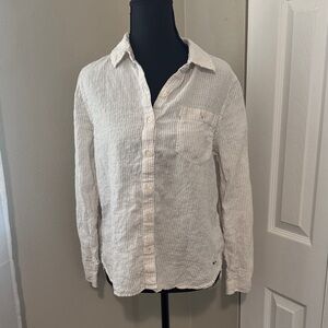 Vineyard Vines White Button Down Shirt